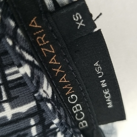 BCBGMAXAZRIA Wrap Dress with Assemetric Hemline - Picture 9 of 10